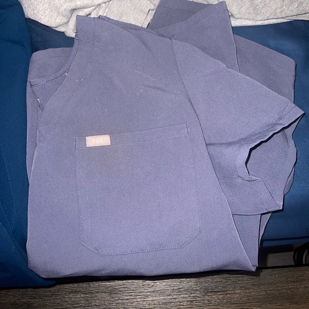 Space Navy Catarina One Pocket Scrub Top